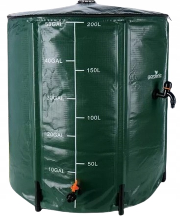 Gardenic Nádrž na dešťovou vodu 200L 60x70 cm
