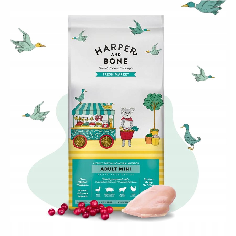 Harper and Bone Mini karma dla psa Małe Rasy Indyk z Jagnięciną Warzyw 10kg