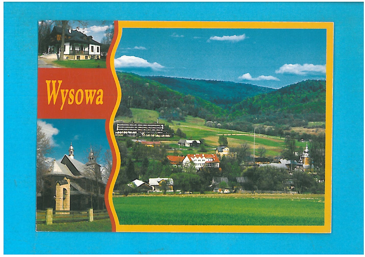 WYSOWA WIELOWIDOKOWA POCZTÓWKA LATA 2000