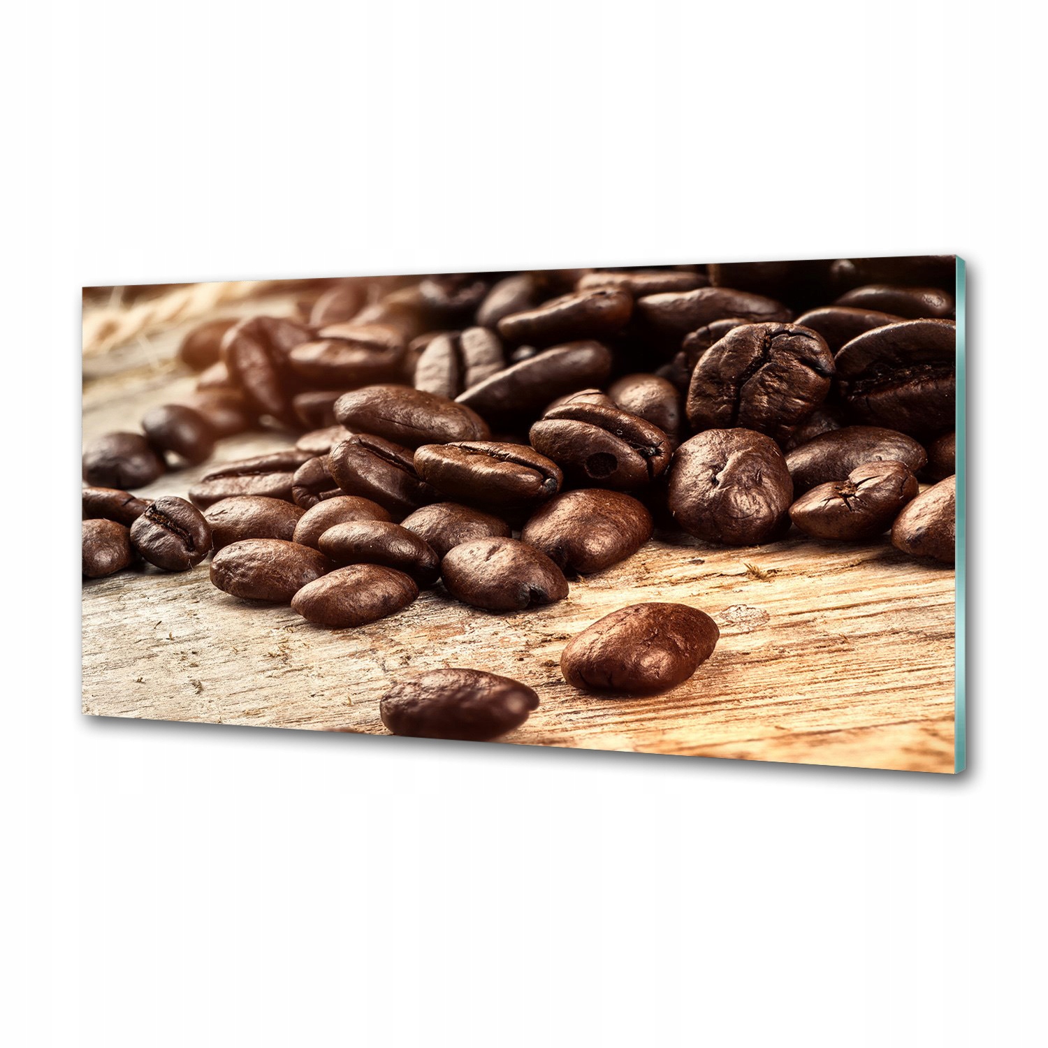 Panel dekor sklo Kávové zrná 100x50 cm Lepidlo