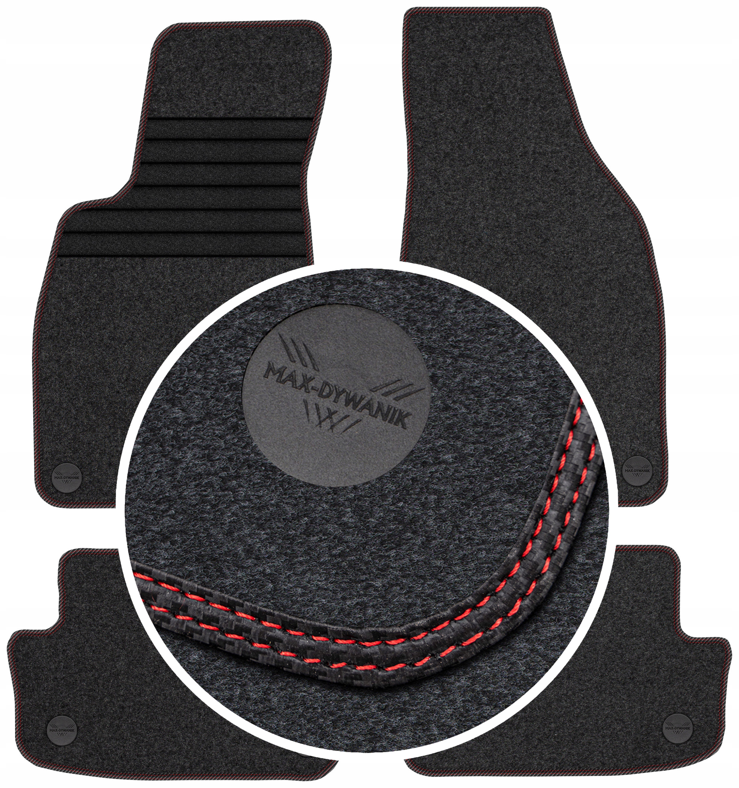 Audi A4 B6 B7 2002-2008 Velurové koberce do auta