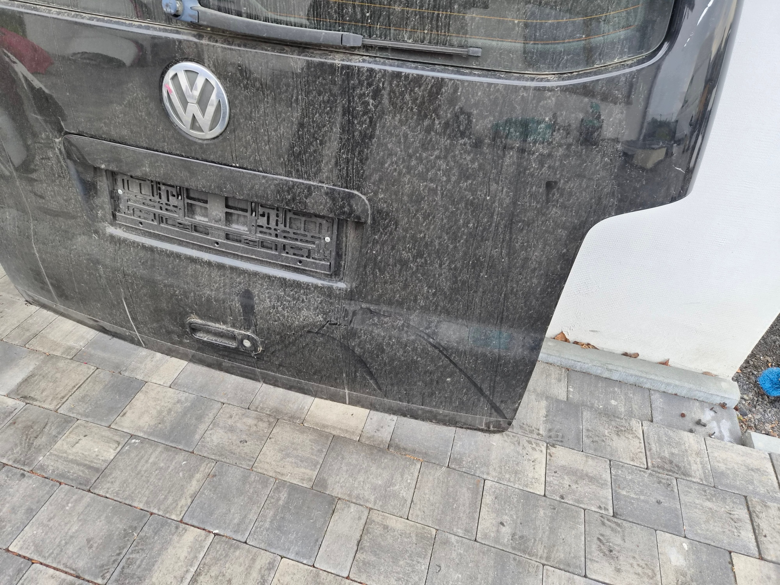 trunk door cover boot rear part VW T5 T5 LIFT black