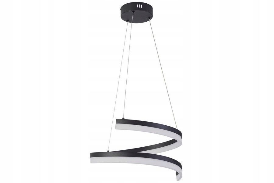 Závěsná lampa Reality Monacor spirála Led 28W 3 barvy černá