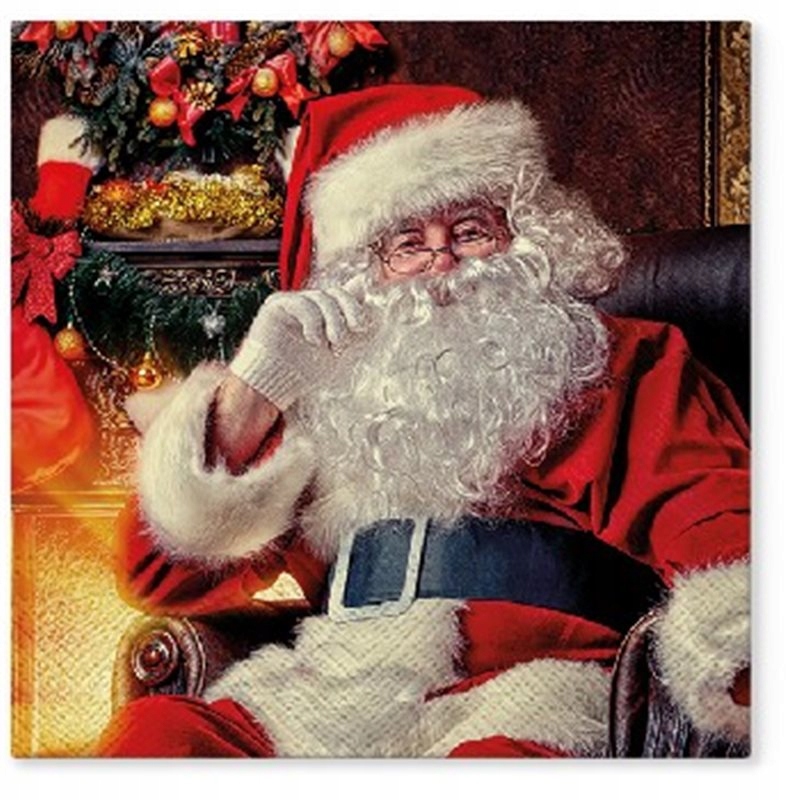 

Serwetki Boże Narodzenie Santa at Home
