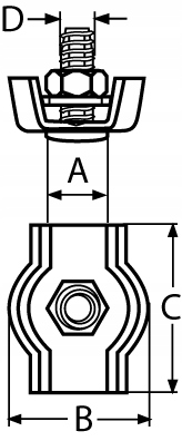 ZACISK LINOWY RYNIENKOWY 2,0 A4 2-2094-4-2 Materiał stal