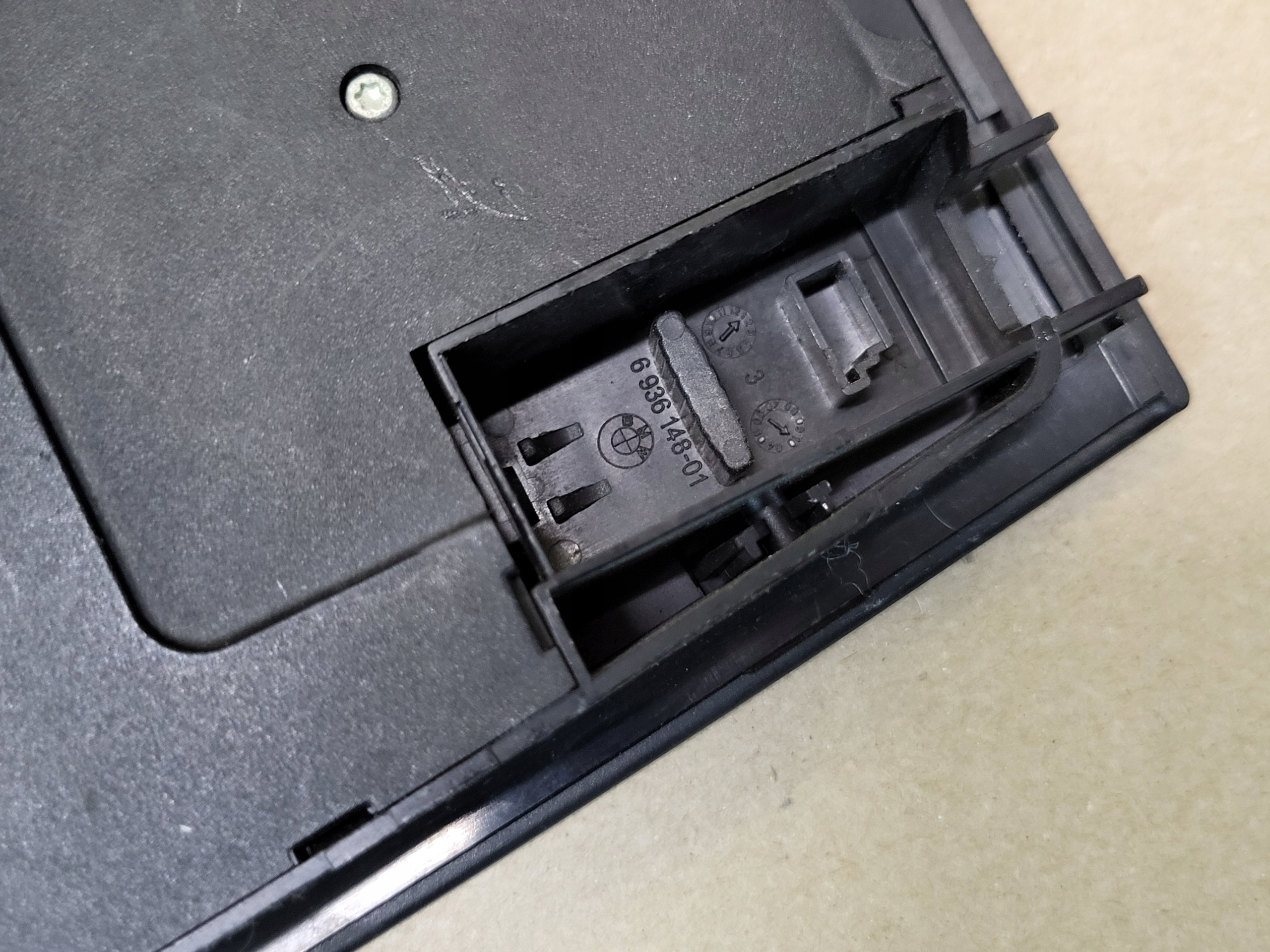 FANALE CIELO INTERNO OSWIETLENIE interna Anteriore nero BMW 3 E90 E91 Originale