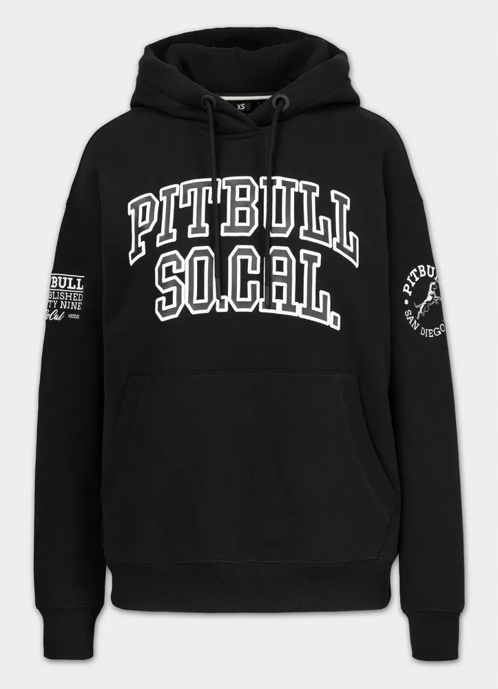 Dámská mikina s kapucí Pitbull Fiora Volnější Pohodlný Střih Oversize S