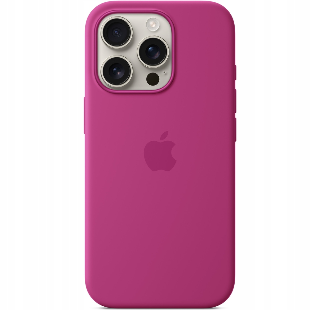 Originální Pouzdro Silicone Case Apple Pro Iphone 16 Pro Magsafe Fuchsia