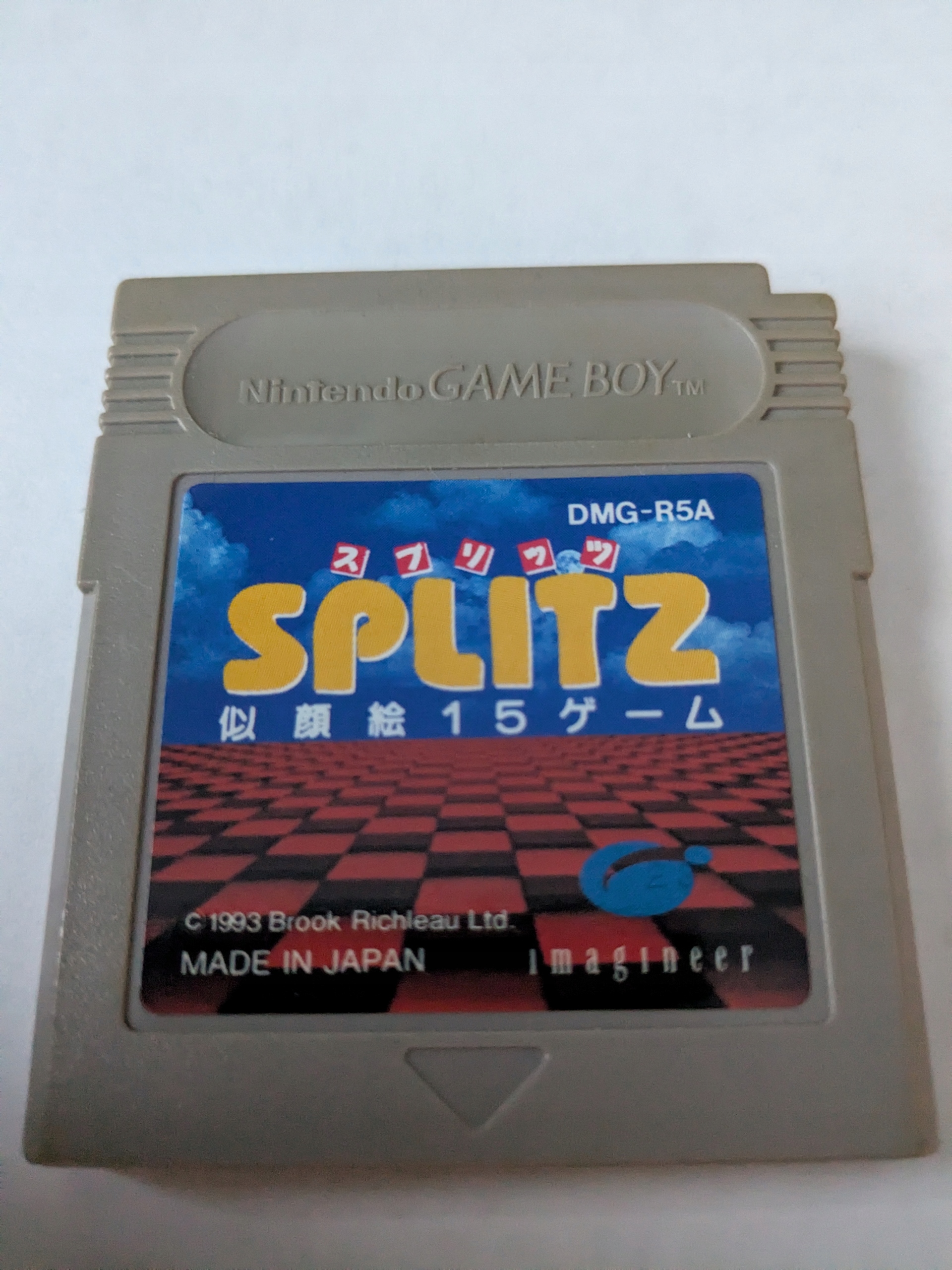 Splitz: Nigaoe 15 Game Nintendo Game Boy Classic pudełkowa