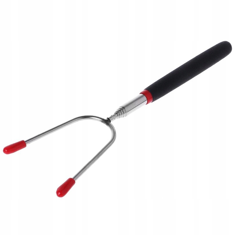 TELESKOPOWY KIJEK NA OGNISKO WIDELEC WIDEŁKI GRILL