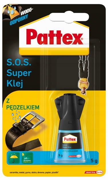 

Pattex klej Sos z Pędzelkiem 5g Błyskawiczny