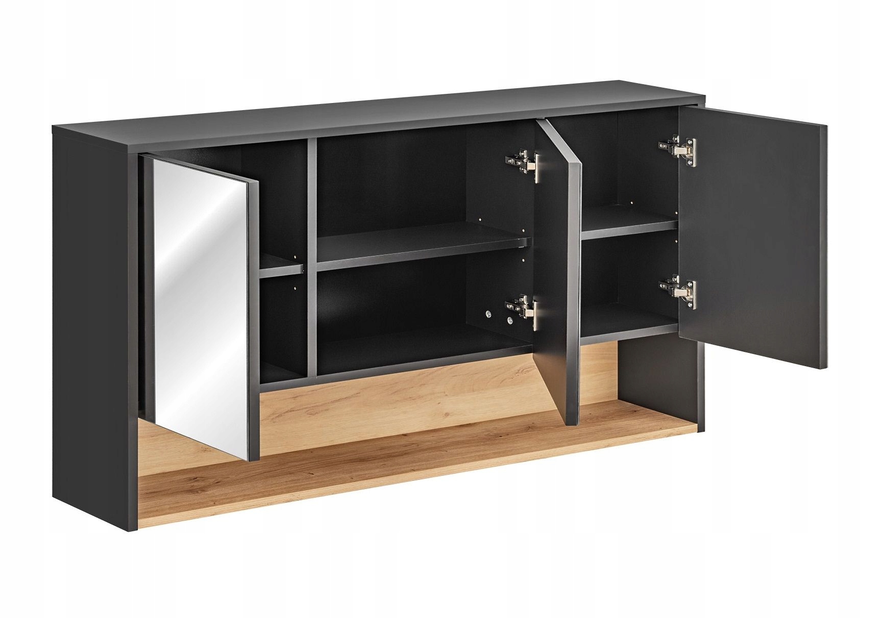 SZAFKA ŁAZIENKOWA Z LUSTREM 120 CM BORNEO COSMOS Typ wiszące