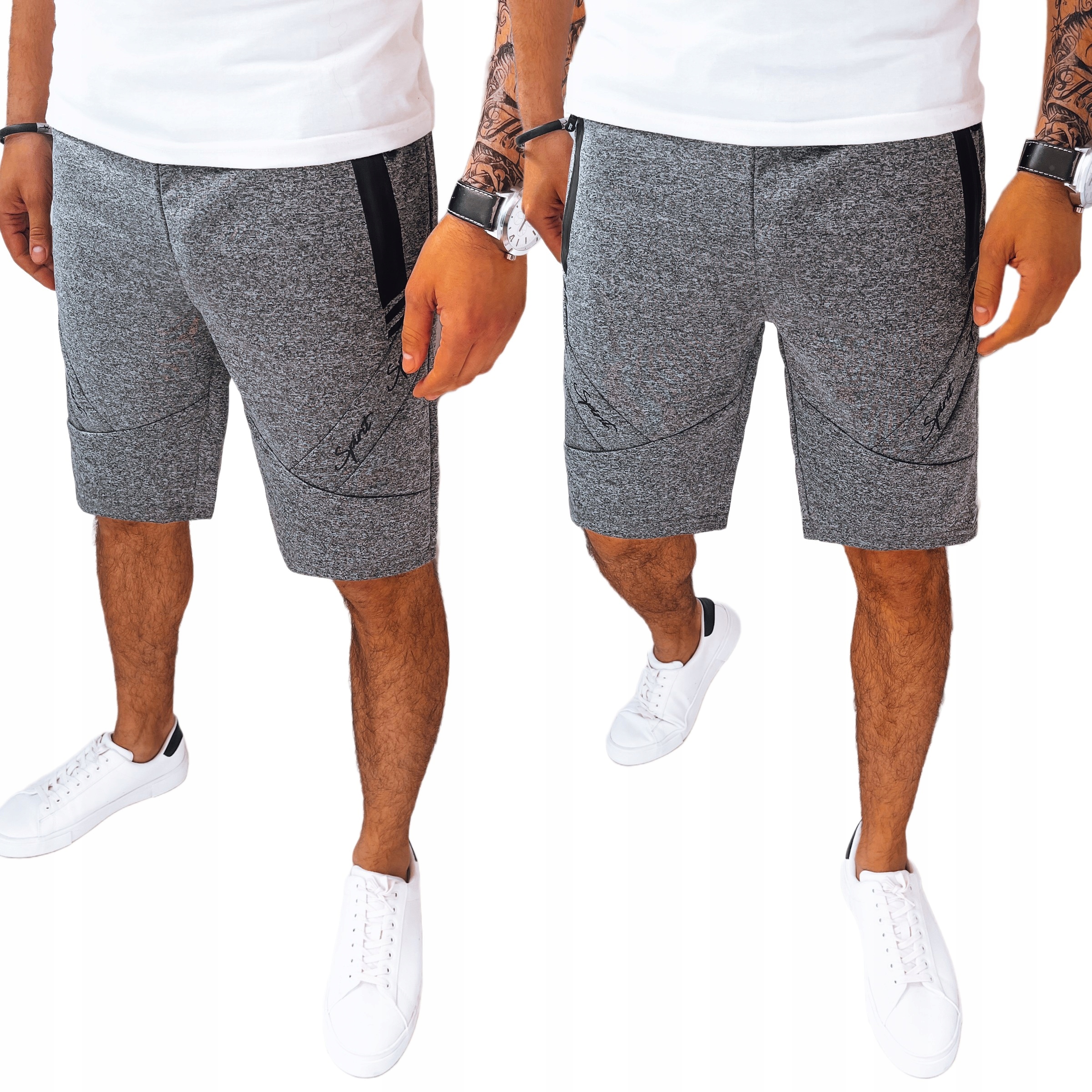 MĘSKIE KRÓTKIE SPODENKI DRESOWE SZORTY roz. M