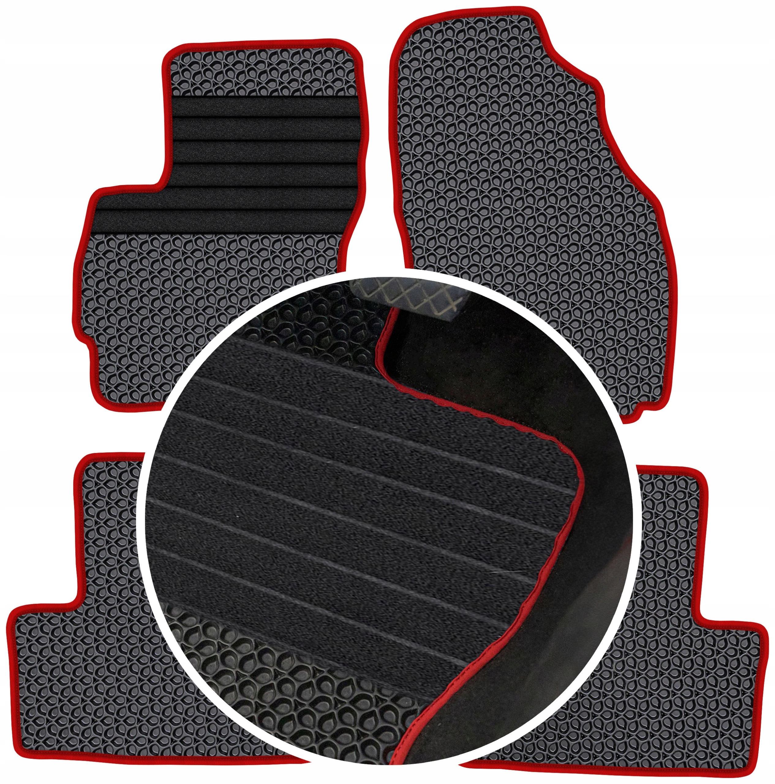 Mazda 5 I 2005-2010 Gumové rohože Eva Eternity Posilnenie XXL