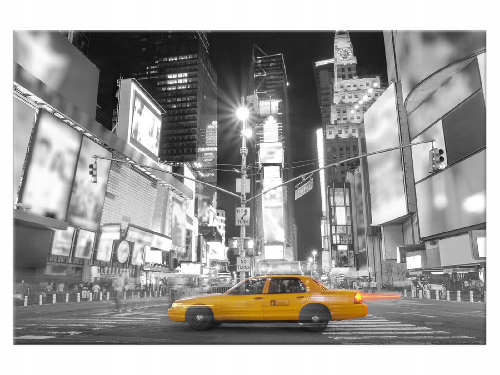 

Obraz 90x60 Motoryzacja Taxi in New York Samochód