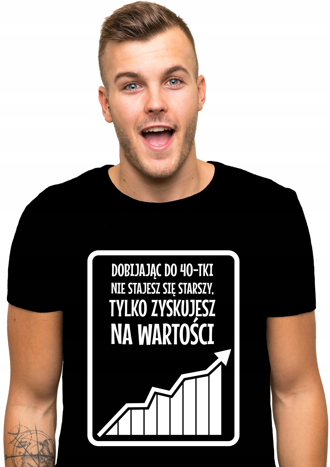 

koszulka 40 Lat Wzrost prezent