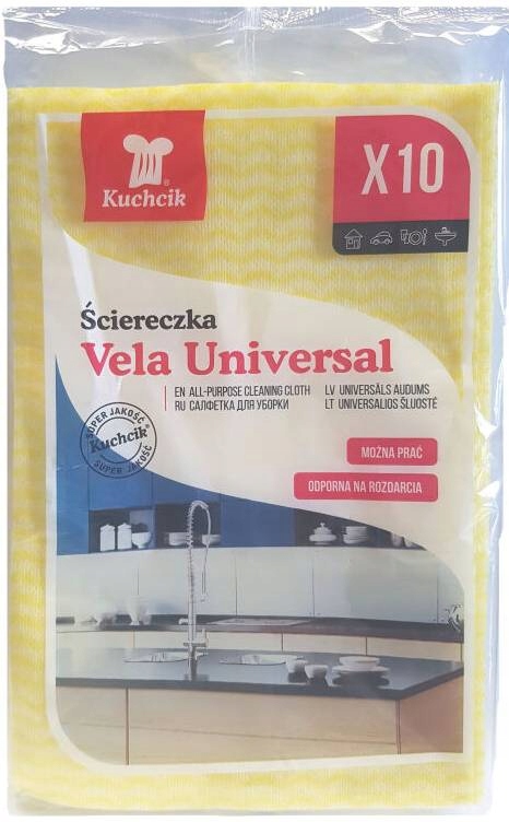 

Kuchcik Ścierka Uniwersalna Vela 33x50cm 10szt