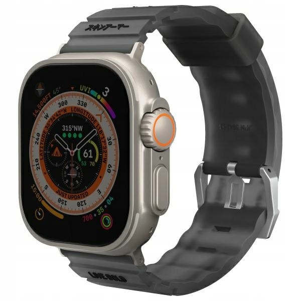 Skinarma pasek Shokku Apple Watch 49/46/45/44mm dymny/smoke