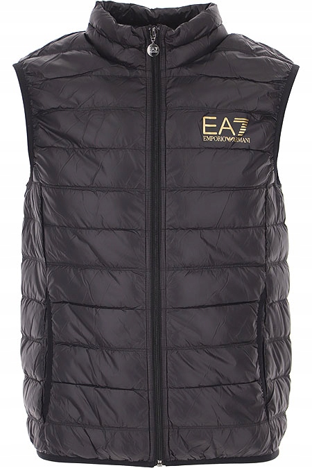 Emporio Armani EA7 męski bezrękawnik puchowy Gold