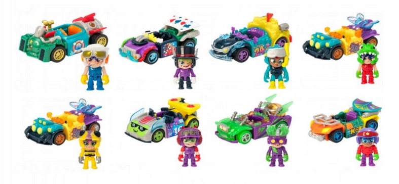 T-Racers GLOW RACE SERIA 4 AUTKO Z FIGURKĄ Kod producenta PTR4D408IN00