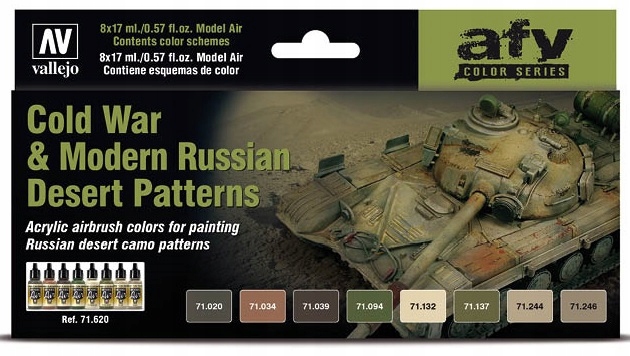 Vallejo 71620 Sada Model Air 8 barev Cold War Rus