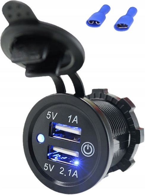 

Gniazdo Samochodowe Ładowarka 2x Usb 3,1A 12V 24V