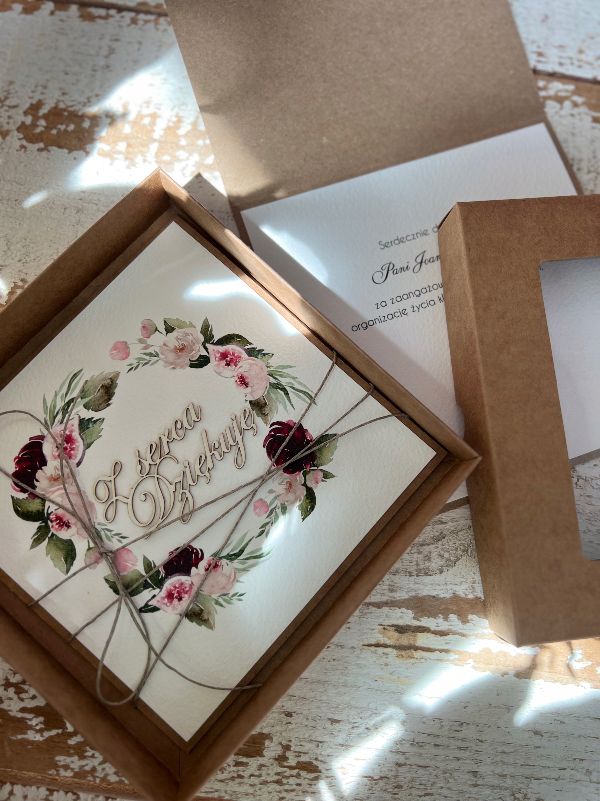 Přání poděkování ze srdce děkuji učiteli box