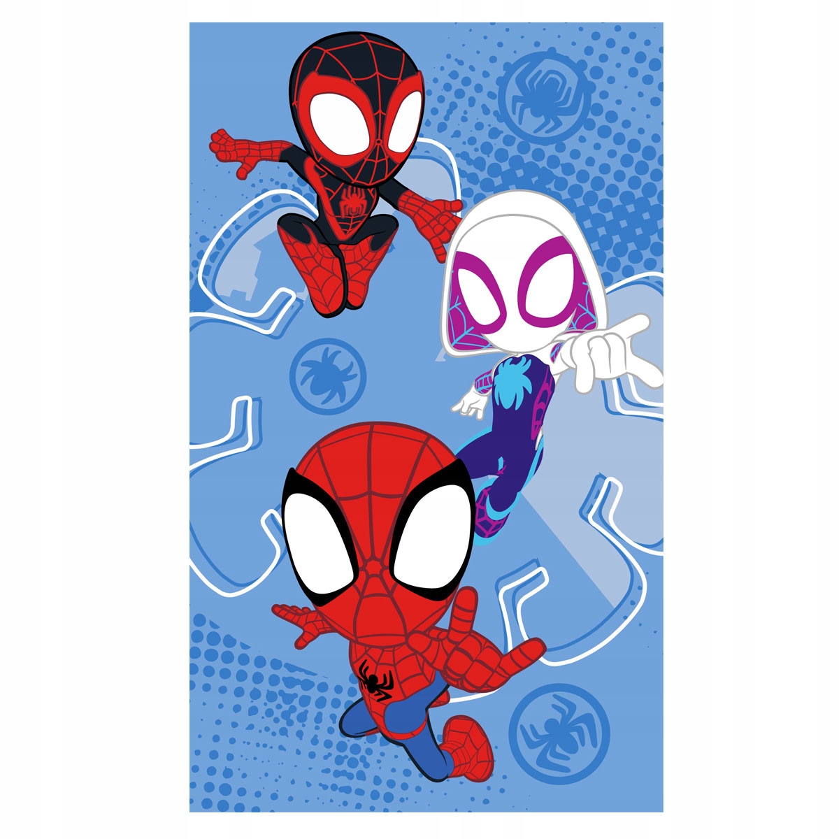 RĘCZNIK DO PRZEDSZKOLA PRZEDSZKOLNY DO RĄK DLA CHŁOPCA SPIDERMAN 30x50