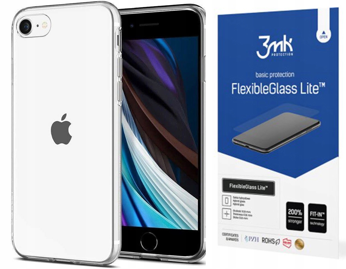 

Etui Do Iphone 7/8/SE 2020 Spigen Lq + Szkło 3MK