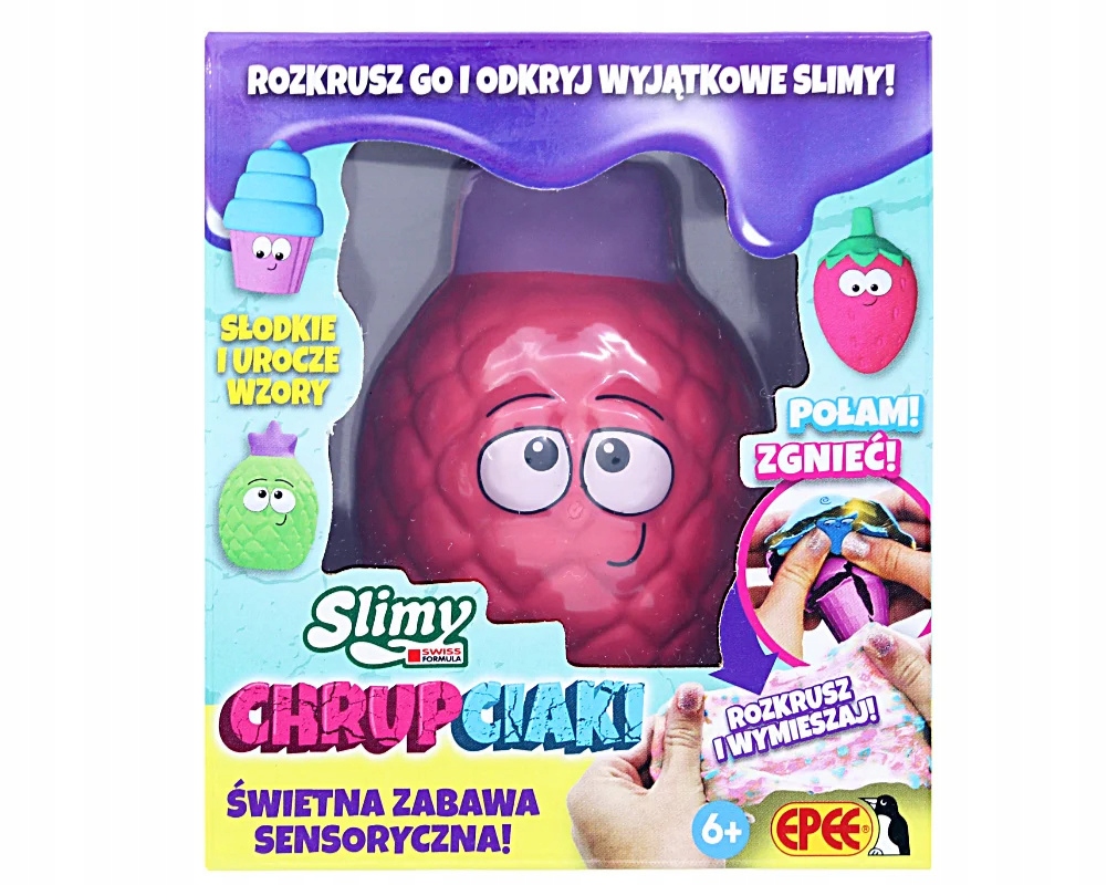 CHRUPCIAKI Chrupiący Slime 1szt. Zabawa sensoryczna Marka Epee