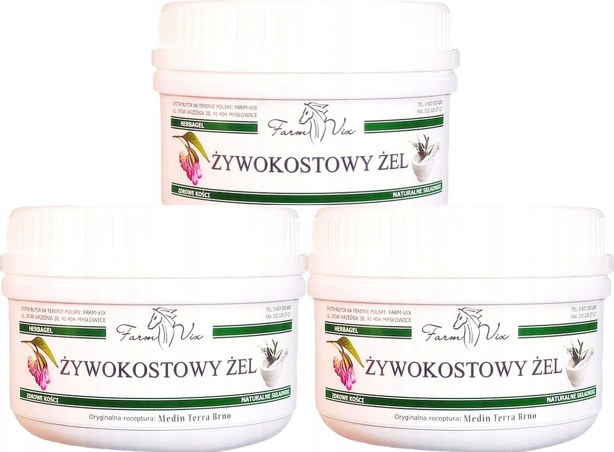 

Żywokostowy Żel 1050ml Naturalne Składniki FarmVix