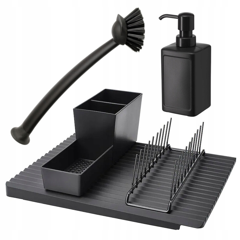 

Ikea zestaw Do Suszenia Naczyń ociekacz antracyt