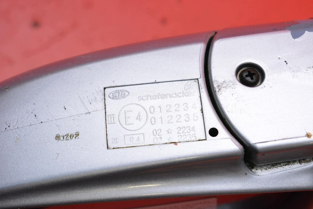 mirror right silver EU 012234 KIA CERATO 1 and 04-06 5 PIN