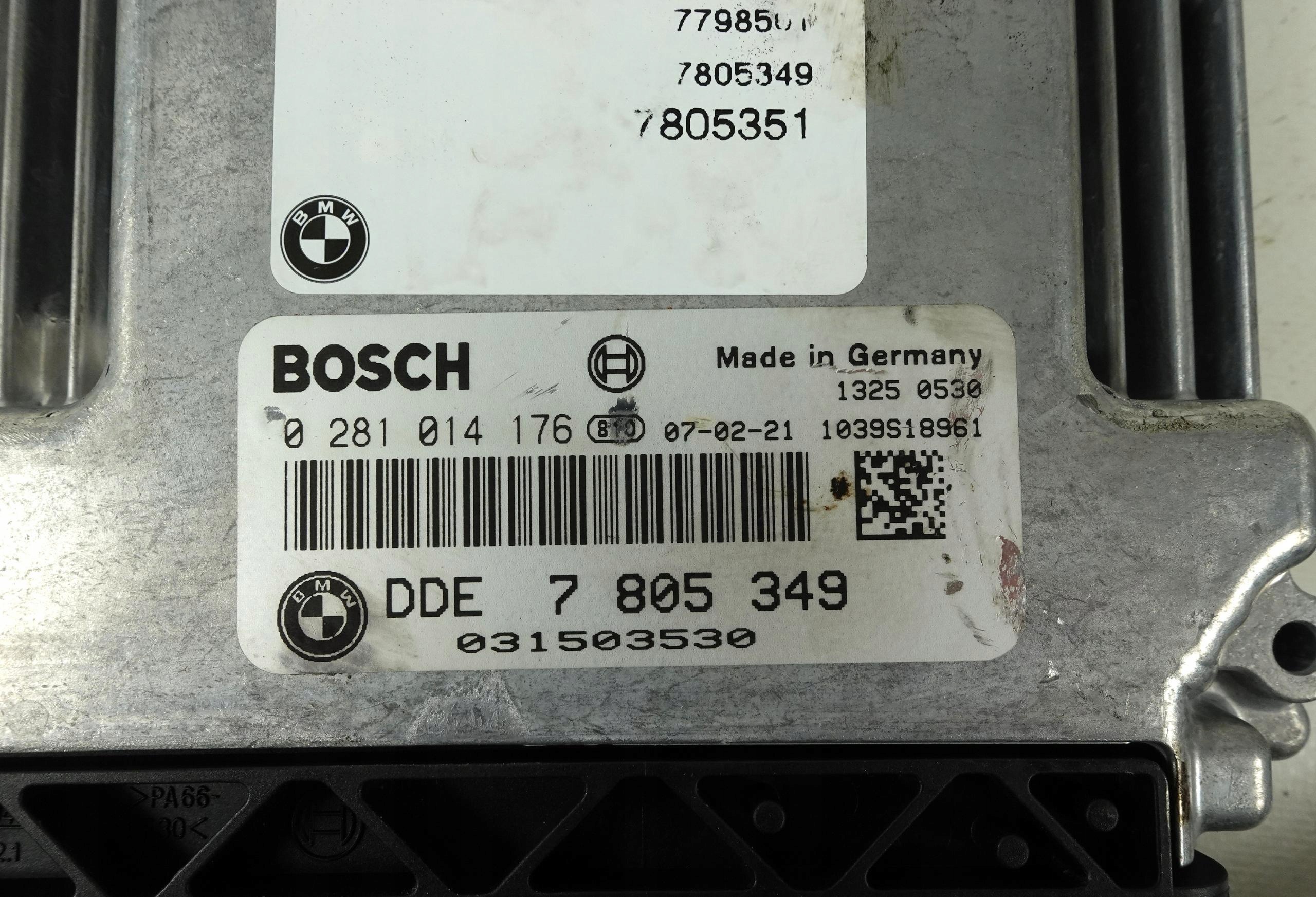 computer motore BMW X3 E83 2.0 D 2.0D 0281014176 DDE7805349 DDE 7805349