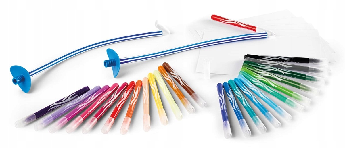 ZESTAW KREATYWNY FLAMASTRY DMUCHANE 24kolory MAPED Marka Maped