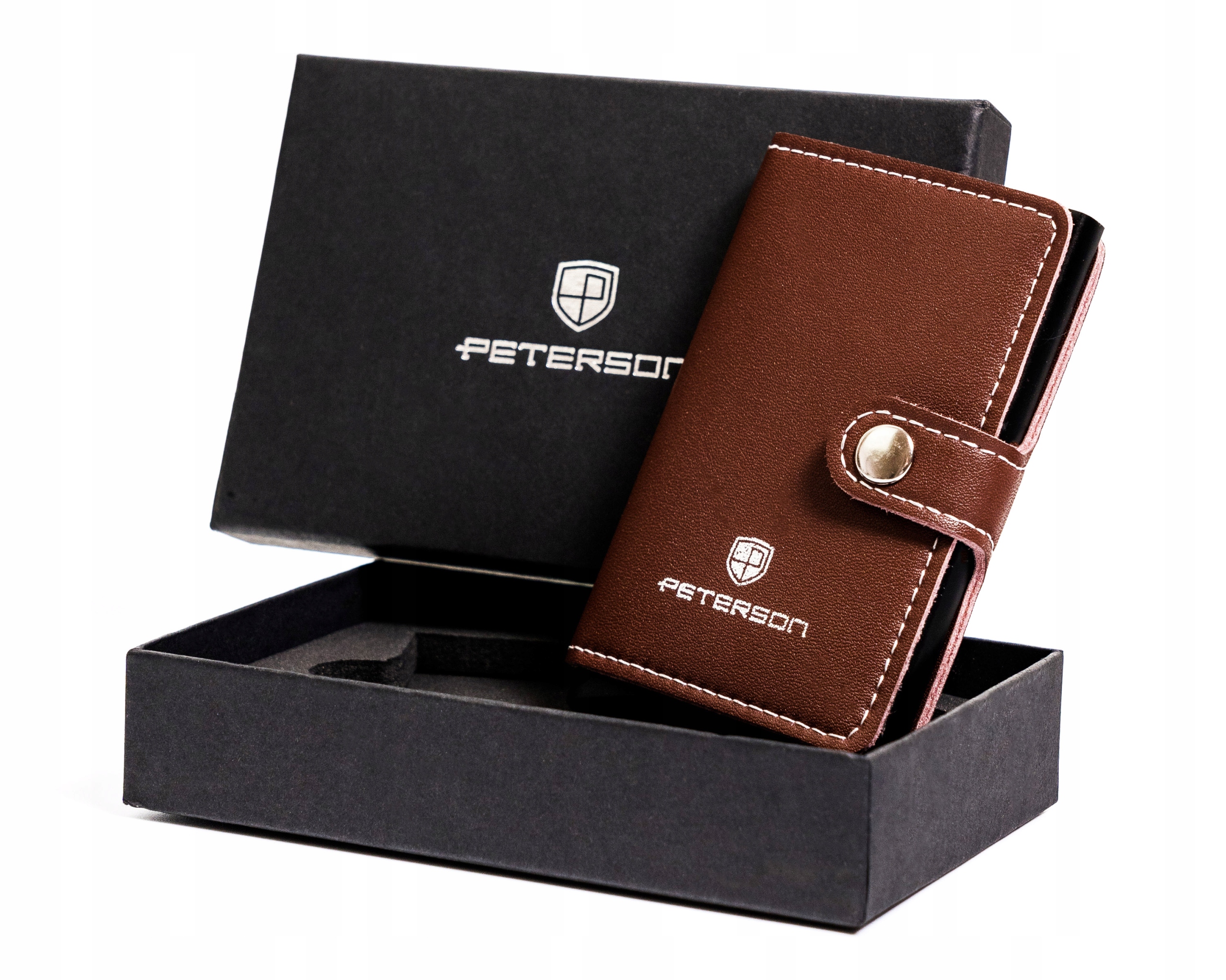 

Peterson mały portfel pojemny z etui na karty Rfid
