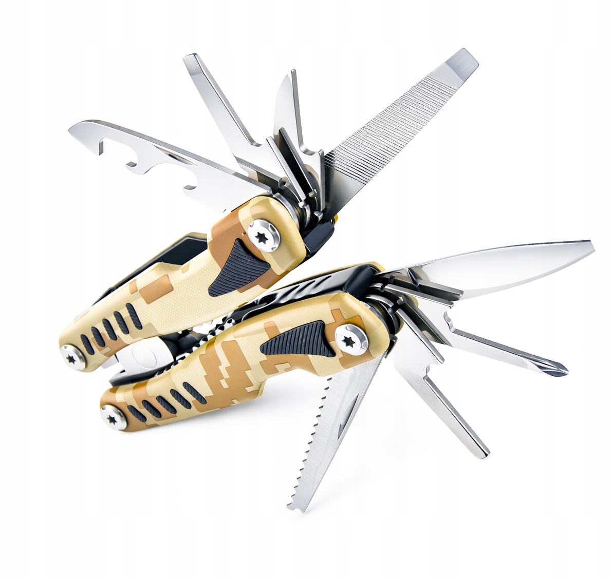 Multitool 15v1 Multifunkční Nástroj Kombinačky Pouzdro Dárek