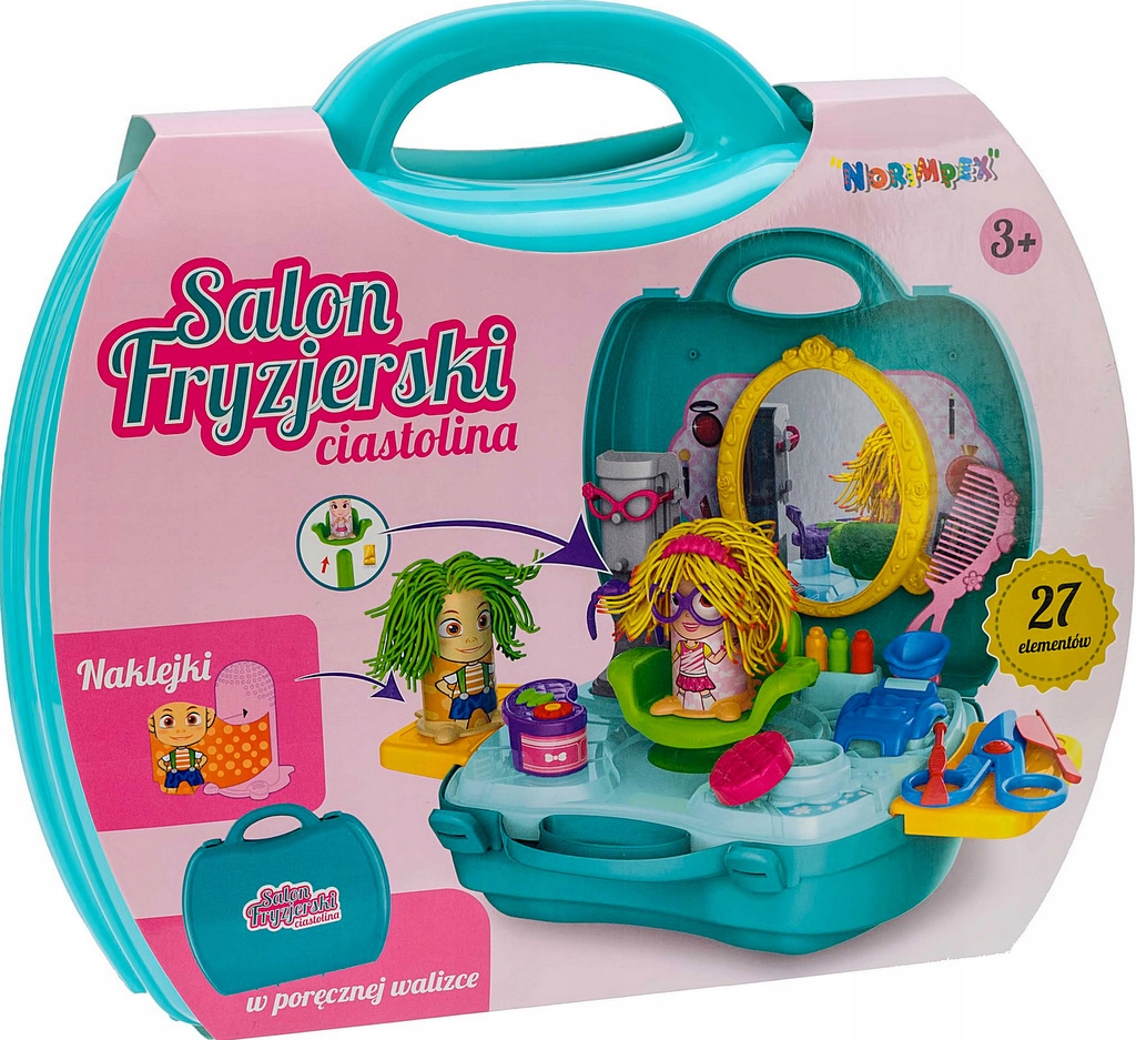 Ciastolina masa plastyczna w walizce + Akcesoria Stan opakowania oryginalne