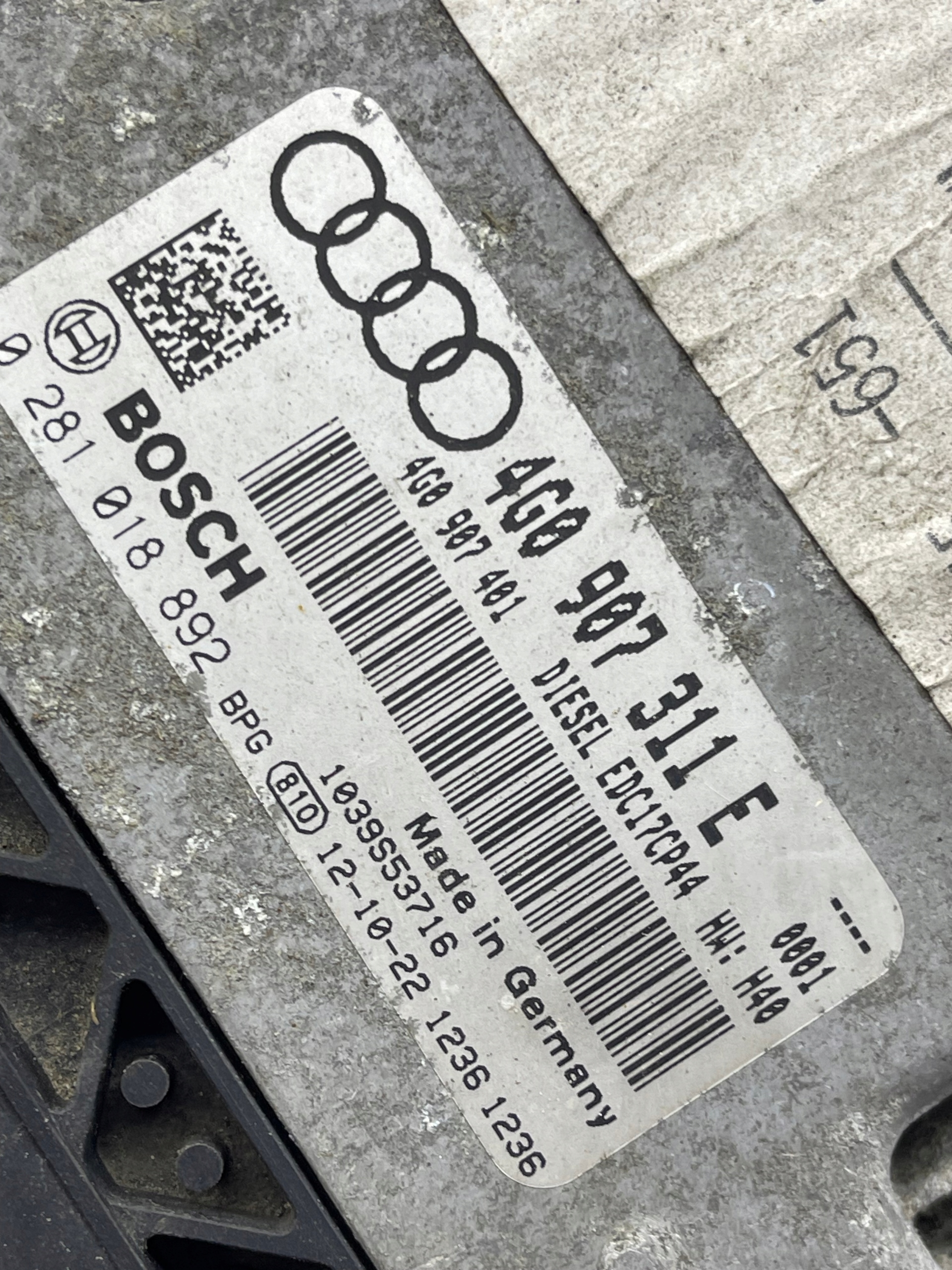 AUDI A7 A6 C7 3.0 TDI CLA module computer control unit of the engine SPRAWNY LEGALNY!