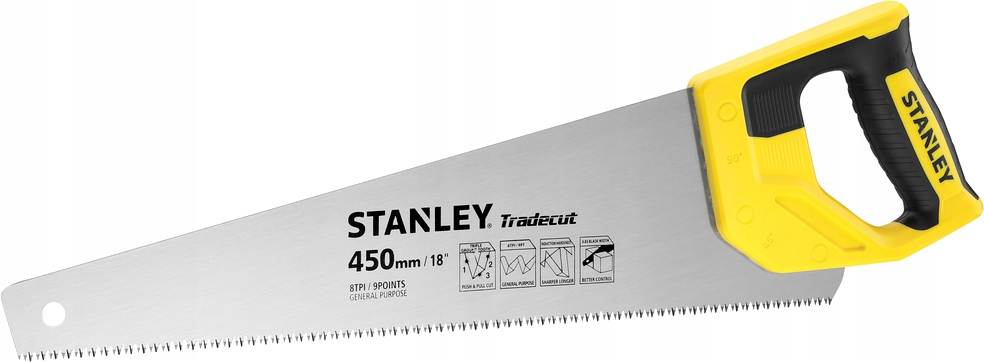 PIŁA RĘCZNA 450MM 7TPI STANLEY TRADECUT 1-20-354 Kod producenta STHT20354-9