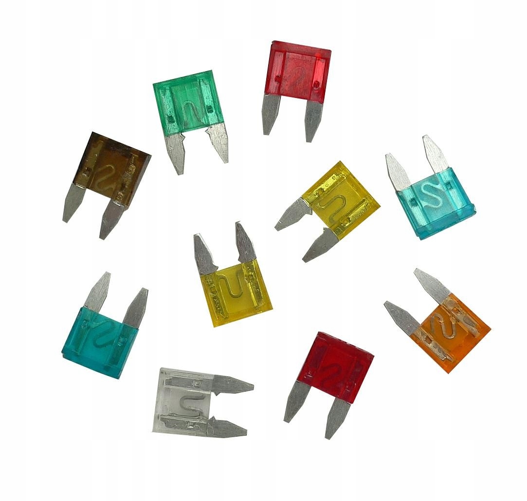 

Bezpieczniki Płytkowe Mini 5-30A zestaw 10szt