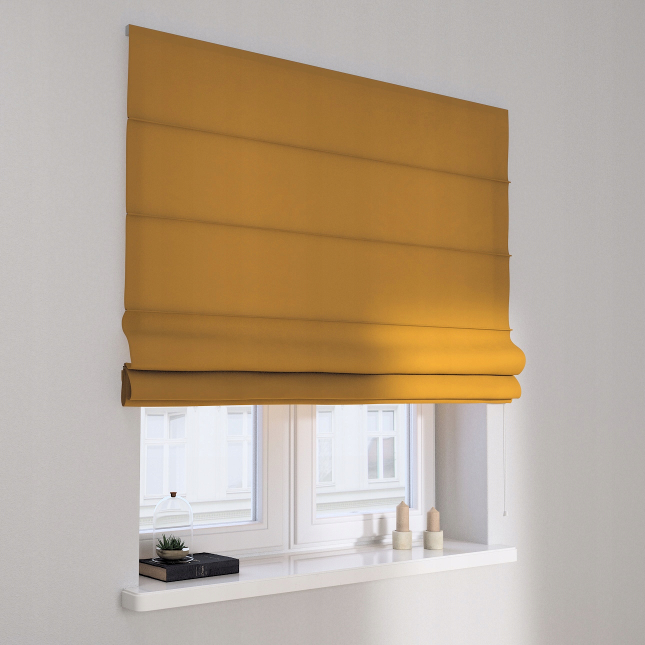 Hotová římská roleta Capri 110 x 150 cm oranžová