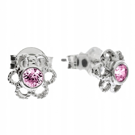 

Srebrne Kolczyki Kwiatki Kwiaty Srebro 925