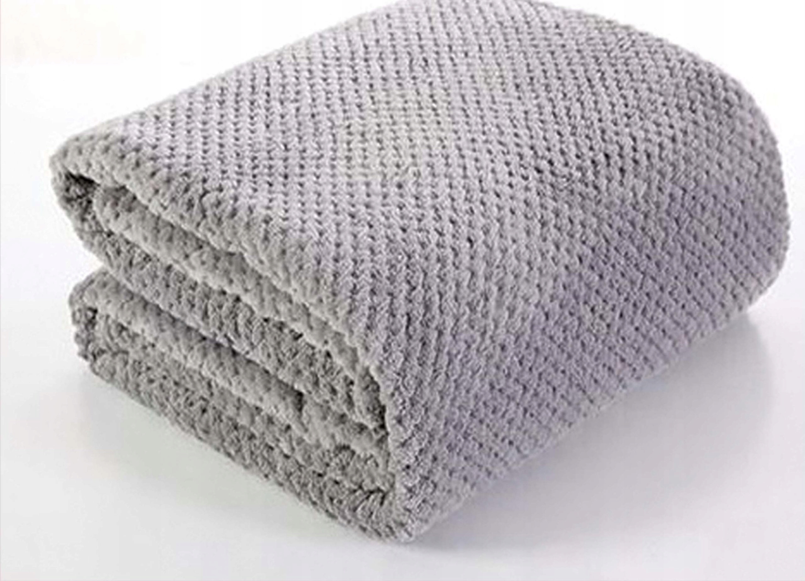 Koc Szary Kocyk Narzuta 160x200 ASTI RICKY