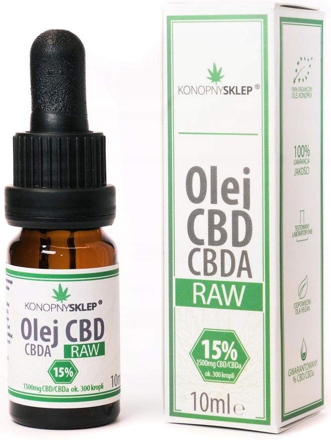 

Olejek Konopny Raw 15% Cbd+cbda 10ML 1000mg