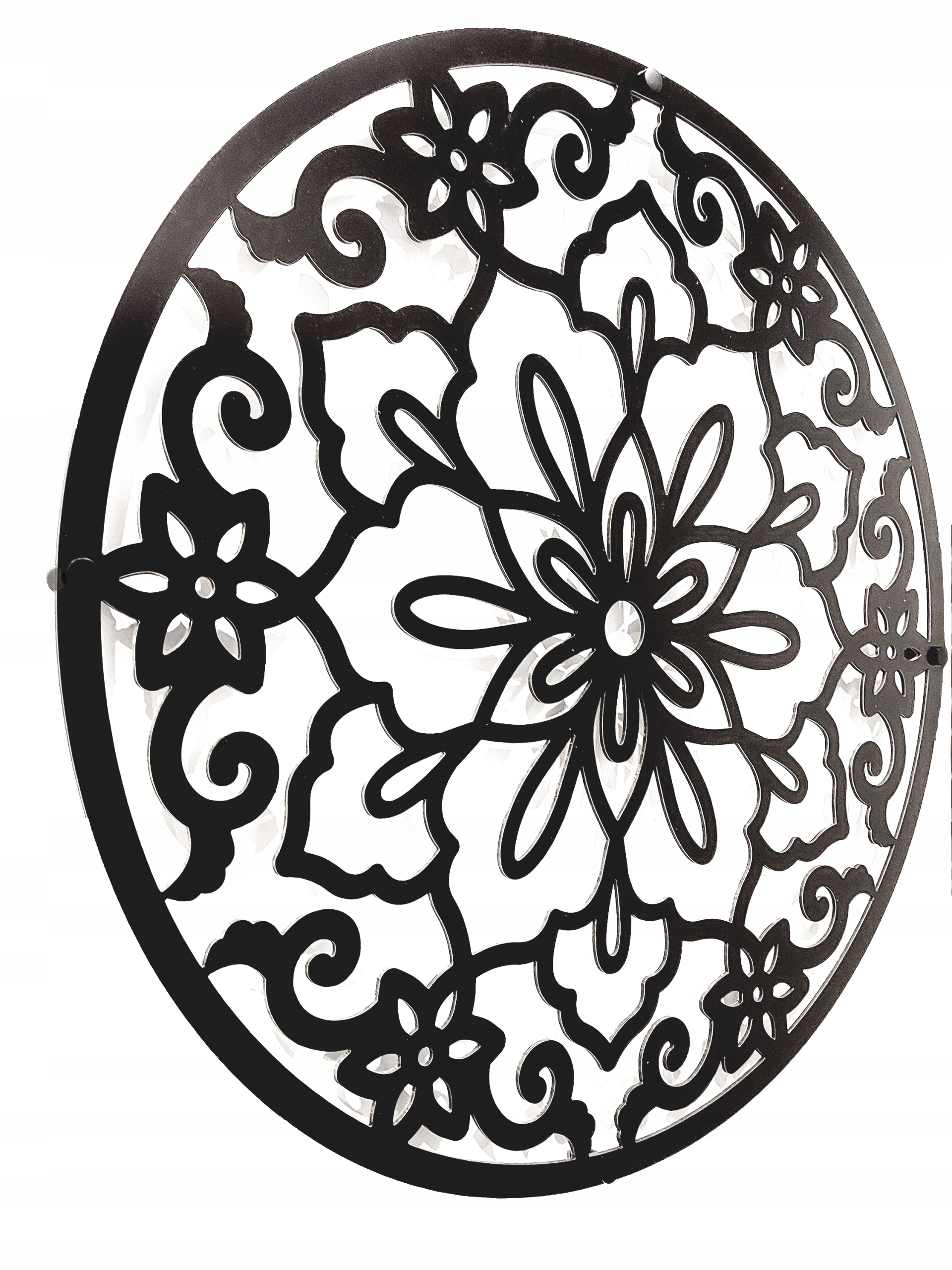 

Dekoracja metalowa panel ażurowy Koło M11-95x95cm