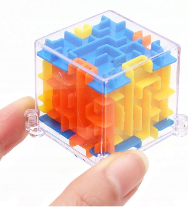 

Gra logiczna zręcznościowa labirynt z kulką Kostka