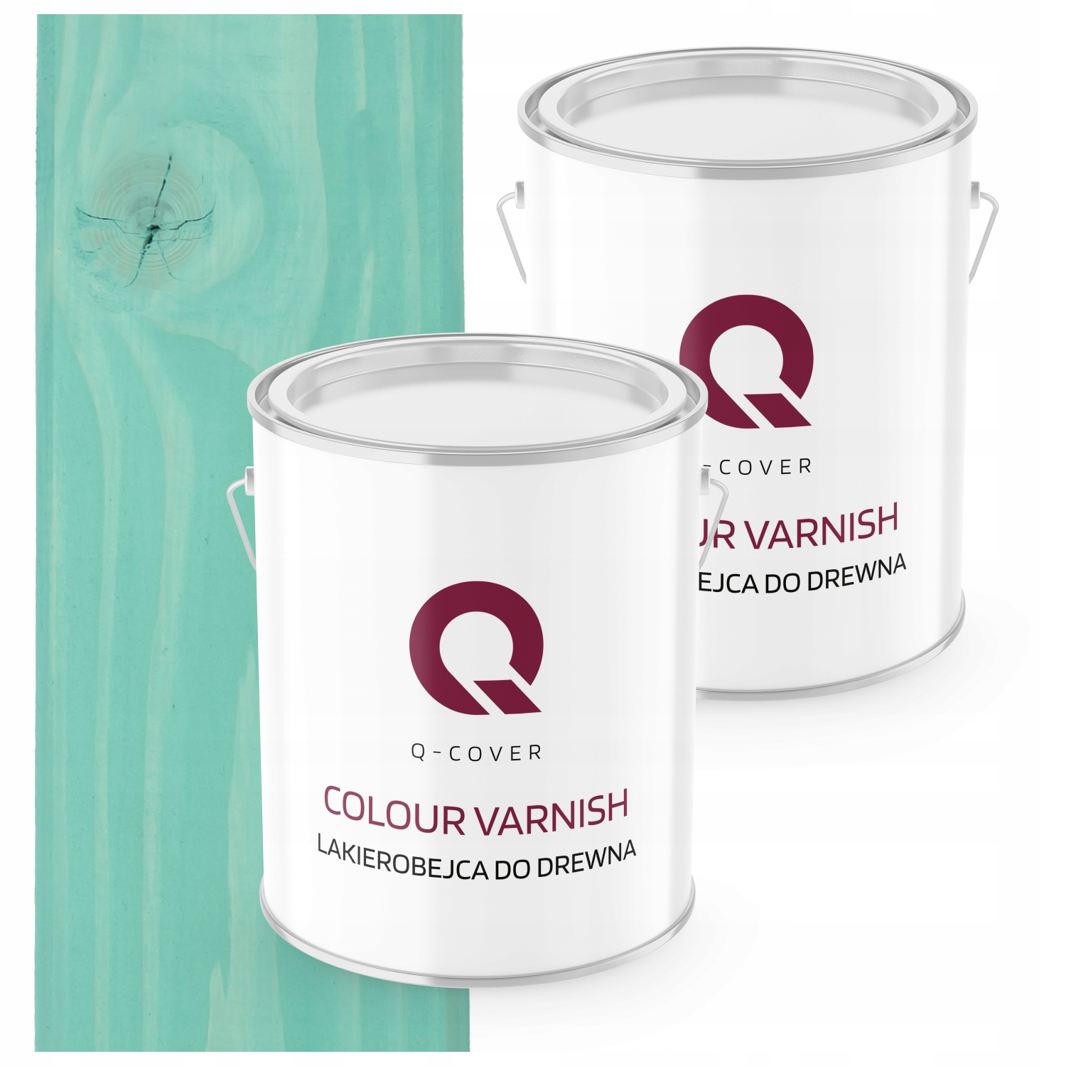 Lakovací hmota na dřevo a ploty Dekorativní nábytek Barva Mátová Satén 2,5L