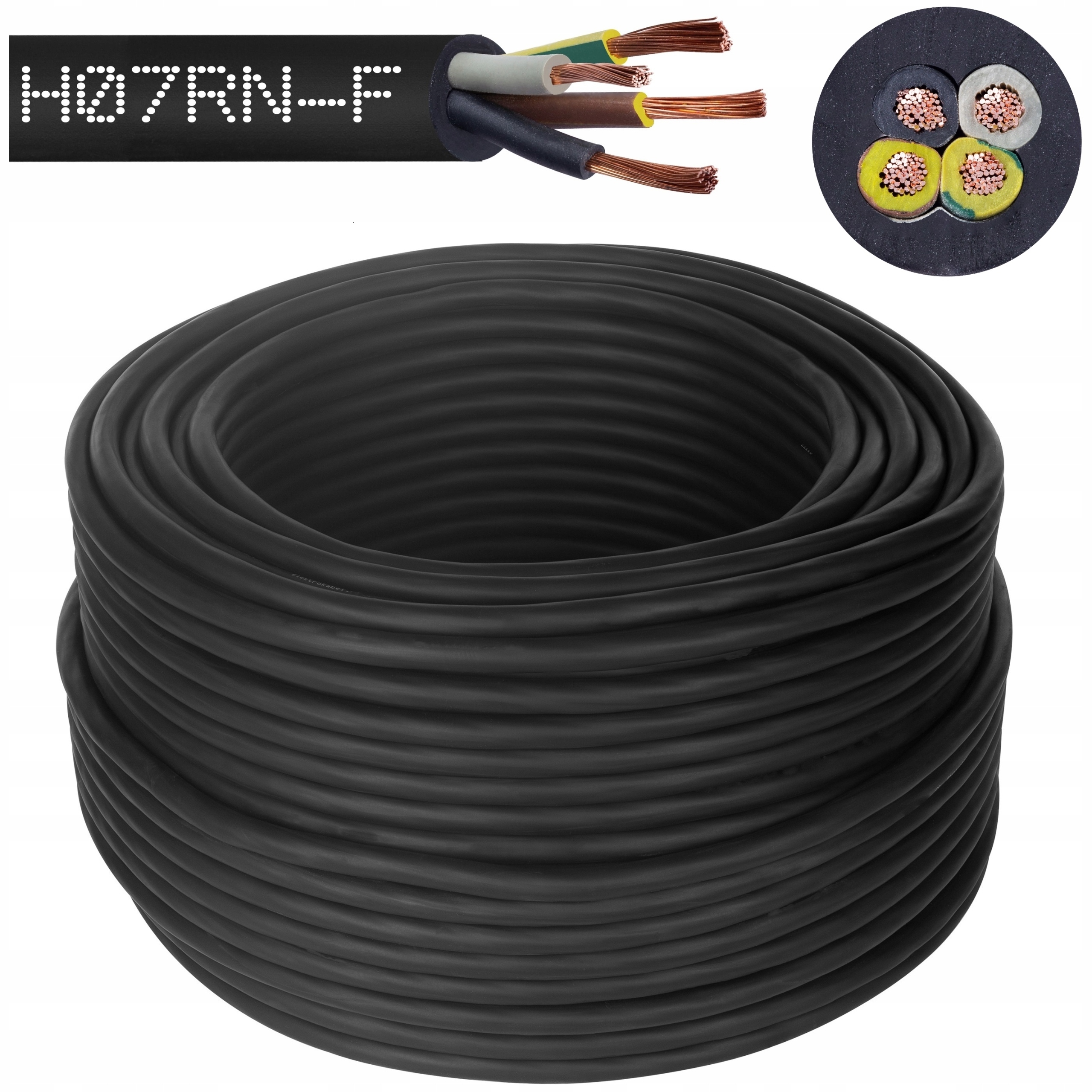 Przewód kabel gumowy Onpd 4x4 H07RN-F miedź 500m