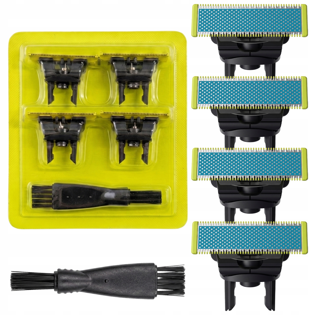 4x Ostřící Hlavice Pro Philips Oneblade QP235/50 Sensitive Pro Citlivou Pokožku